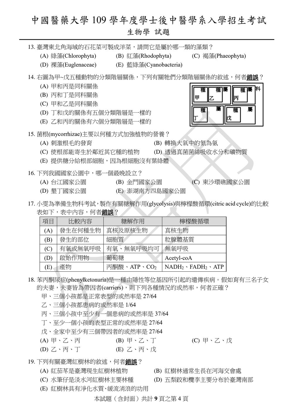 原卷第 4 頁