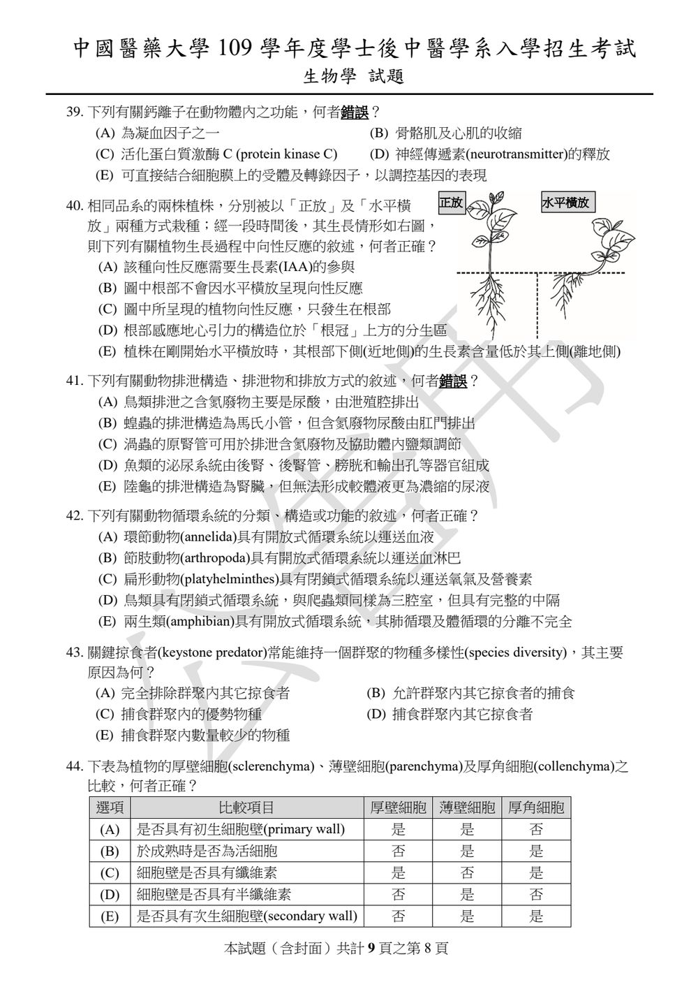 原卷第 8 頁