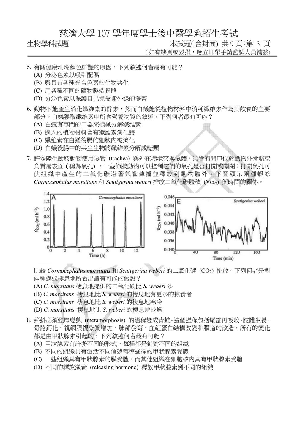 原卷第 3 頁